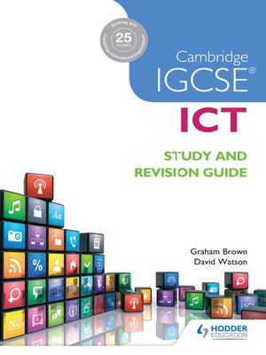 cover image of Cambridge IGCSE ICT Study and Revision Guide